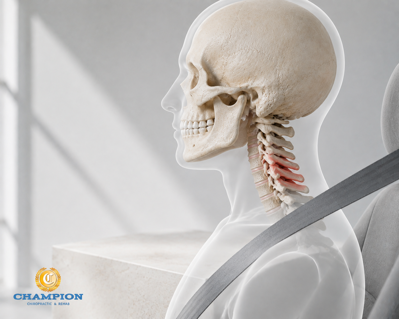 image representing whiplash visiting a car accident chiropractor in Coral Springs
